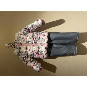 OshKosh B'gosh 2-Piece Winter Snowsuit Set for Toddler Girls, Size 3T